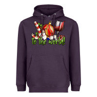 Plum joy to the world christmas wine Heavyweight Hoodie - FaDigitalArtStudio