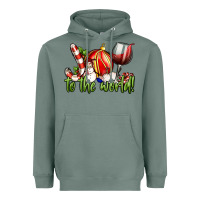 Sage joy to the world christmas wine Heavyweight Hoodie - FaDigitalArtStudio