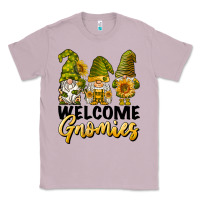 Lilac welcome gnomies sunflowers Classic Tee - BarkalooDesign