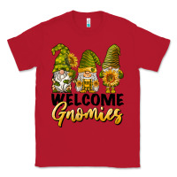 Red welcome gnomies sunflowers Classic Tee - BarkalooDesign