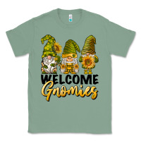 Sage welcome gnomies sunflowers Classic Tee - BarkalooDesign