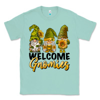 Seafoam welcome gnomies sunflowers Classic Tee - BarkalooDesign