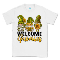 White welcome gnomies sunflowers Classic Tee - BarkalooDesign