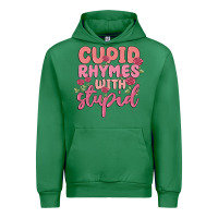Emerald cupid rhymes with stupid Urban Hoodie - MaliasSmallBusiness