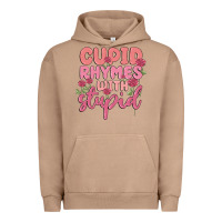 Pigment Burro cupid rhymes with stupid Urban Hoodie - MaliasSmallBusiness