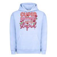 Pigment Grape Ice cupid rhymes with stupid Urban Hoodie - MaliasSmallBusiness