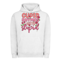 Pigment Lunar Rock cupid rhymes with stupid Urban Hoodie - MaliasSmallBusiness