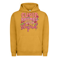 Pigment Peanut Butter cupid rhymes with stupid Urban Hoodie - MaliasSmallBusiness