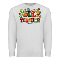 Dove Grey jolly teacher Premium Sweatshirt - AdoDesignShop
