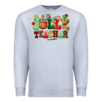 Heather Grey jolly teacher Premium Sweatshirt - AdoDesignShop