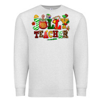 Oatmeal Heather jolly teacher Premium Sweatshirt - AdoDesignShop