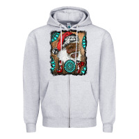 Heather Grey african american santa joy Zipper Hoodie - RanaPortraitStore