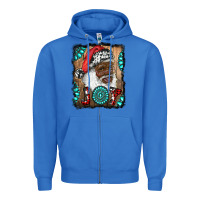 True Royal african american santa joy Zipper Hoodie - RanaPortraitStore