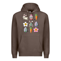 Coffee easter doodles Premium Hoodie - MaliasSmallBusiness