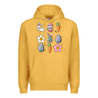 Mustard easter doodles Premium Hoodie - MaliasSmallBusiness