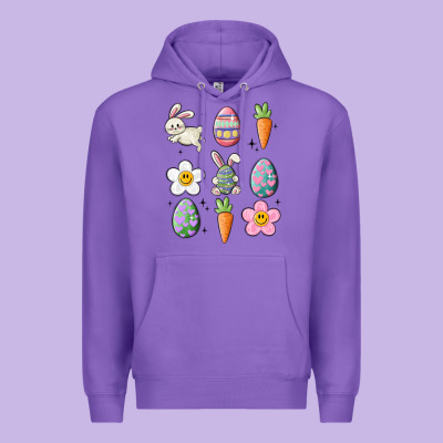 Easter Doodles Premium Hoodie Designed By Maliassmallbusiness