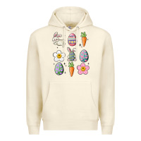 Sandshell easter doodles Premium Hoodie - MaliasSmallBusiness