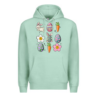 Seafoam easter doodles Premium Hoodie - MaliasSmallBusiness