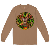 Toasted Coconut Christmas Reindeer Long Sleeve Tee - RanaPortraitStore