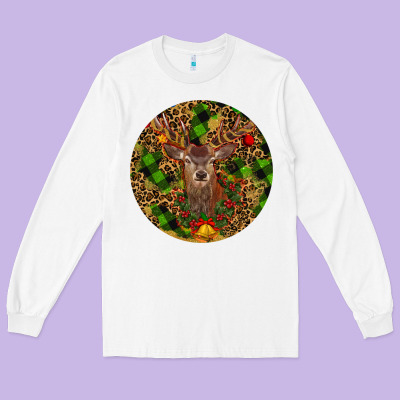 Long Sleeve Tee Christmas Reindeer