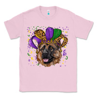 Bubblegum Pink mardi gras hat german shepherd Classic Tee - RanaPortraitStore