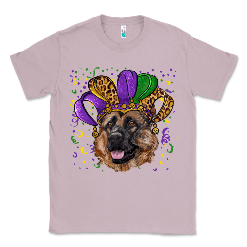 Mardi Gras Hat German Shepherd Classic Tee by RanaPortraitStore | Teevron