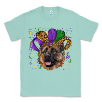 Seafoam mardi gras hat german shepherd Classic Tee - RanaPortraitStore