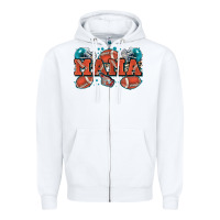 White mama American football Zipper Hoodie - Zillion Design Studio