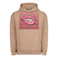 Pigment Burro xoxo checker lips Urban Hoodie - MaliasSmallBusiness
