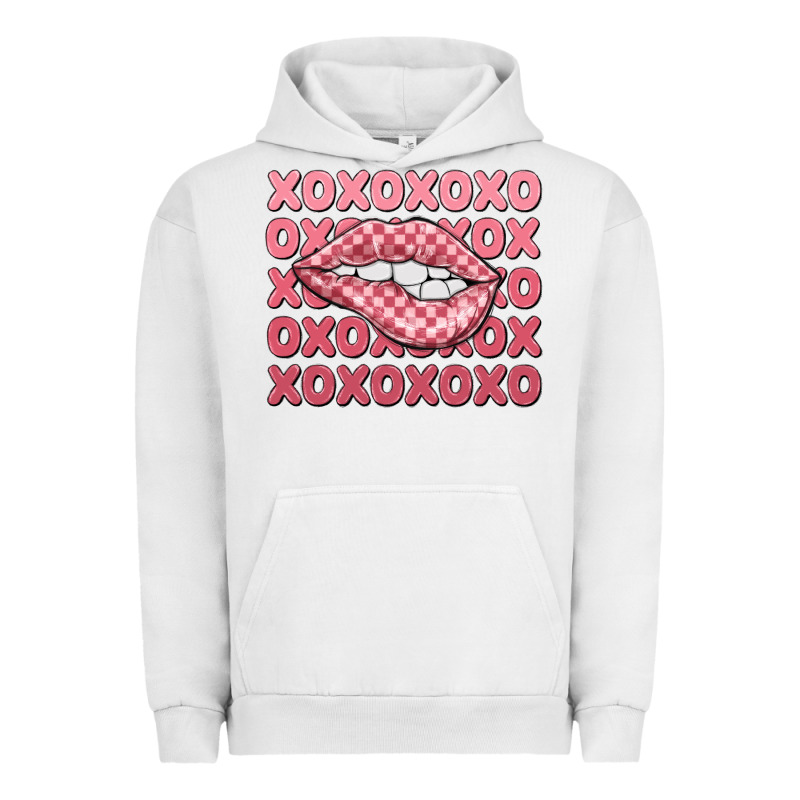 Xoxo Checker Lips Urban Hoodie by MaliasSmallBusiness | Teevron