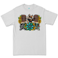 Dove Grey dog mom western Premium Tee - RacoonDesign