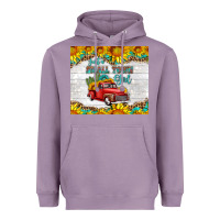 Lavender just a small town girl with car Heavyweight Hoodie - HRA Design Shop