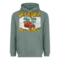 Sage just a small town girl with car Heavyweight Hoodie - HRA Design Shop