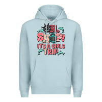 Blue Mist oh ship it's a girls trip Premium Hoodie - MaliasSmallBusiness