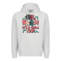 Dove Grey oh ship it's a girls trip Premium Hoodie - MaliasSmallBusiness