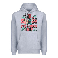Heather Grey oh ship it's a girls trip Premium Hoodie - MaliasSmallBusiness