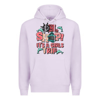 Lilac oh ship it's a girls trip Premium Hoodie - MaliasSmallBusiness