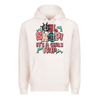 Pale Pink oh ship it's a girls trip Premium Hoodie - MaliasSmallBusiness