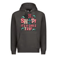 Smoke oh ship it's a girls trip Premium Hoodie - MaliasSmallBusiness