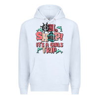 White oh ship it's a girls trip Premium Hoodie - MaliasSmallBusiness
