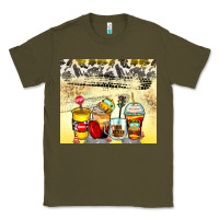 Army Green bus driver coffee cups Classic Tee - Zillion Design Studio