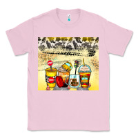 Bubblegum Pink bus driver coffee cups Classic Tee - Zillion Design Studio