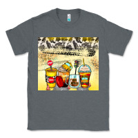 Charcoal Heather bus driver coffee cups Classic Tee - Zillion Design Studio