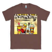 Chestnut bus driver coffee cups Classic Tee - Zillion Design Studio