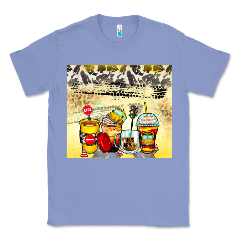 Bus Driver Coffee Cups Classic Tee by Zillion Design Studio | Teevron