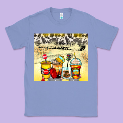 Classic Tee bus driver coffee cups