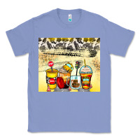 Colony Blue bus driver coffee cups Classic Tee - Zillion Design Studio