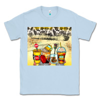 Dusty Blue bus driver coffee cups Classic Tee - Zillion Design Studio