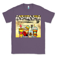 Lavender bus driver coffee cups Classic Tee - Zillion Design Studio