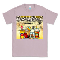 Lilac bus driver coffee cups Classic Tee - Zillion Design Studio